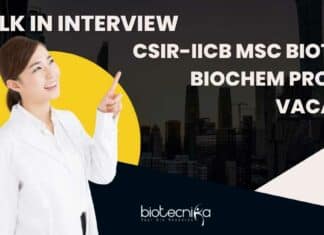 IICB Jobs Notification 2022 For Biotech & Biochem