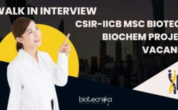 IICB Jobs Notification 2022 For Biotech & Biochem