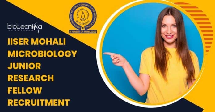 IISER Mohali Microbiology Job