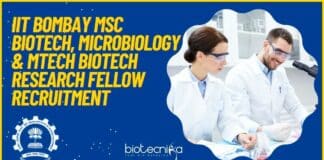 IIT Bombay MSc Biotech