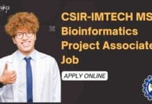 IMTECH Bioinformatics Project Opening