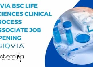 IQVIA BSc Vacancy Available