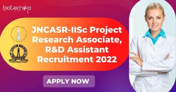 JNCASR Vacancies For PhD