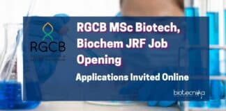 JRF Job Opening RGCB
