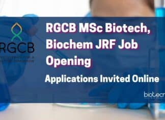 JRF Job Opening RGCB