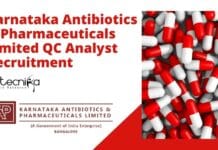 Karnataka Antibiotics & Pharmaceuticals Limited QC Analyst Recruitment KAPL Vacancies 2022