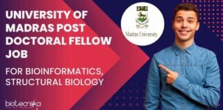 Madras University Postdoc Job