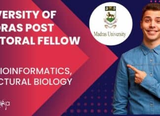 Madras University Postdoc Job