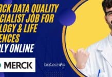 Merck Data Quality Specialist Job For Biology & Life Sciences, Apply Online Merck Data Quality Specialist