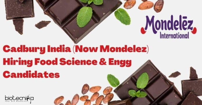 Mondelez India Food Jobs