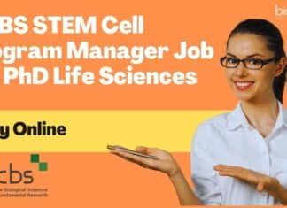 NCBS PhD Jobs 2022