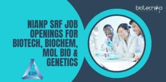 NIANP SRF Job Openings
