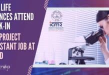 MSc Life Sciences Attend Walk-In For Project Assistant Job at NICED NICED Project Opening Available