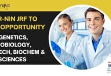 ICMR-NIN JRF to PhD Opportunity For Genetics, Microbiology, Biotech, Biochem & Life Sciences NIN Genetics JRF Job