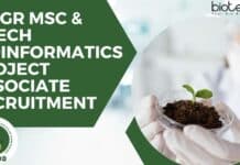 NIPGR MSc & MTech Bioinformatics Project Associate Recruitment NIPGR Bioinformatics Project Job