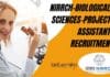 NIRRCH Biological Sciences Project Assistant Recruitment, Apply Online NIRRCH Biological Sciences Project