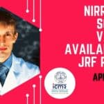 NIRRCH Life Sciences Vacancy