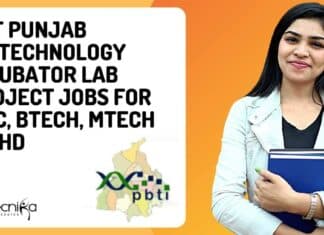 PBTI Lab Jobs 2022