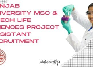 Panjab University Project Vacancy
