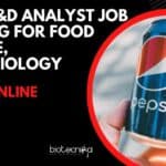 Pepsi R&D Analyst Job Opening For Food Science, Microbiology – Apply Online Pepsi R&D Analyst Job