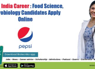 Pepsico Microbiology Job