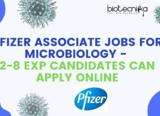 Pfizer Microbiology Associate 2022