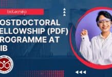 Postdoctoral Fellowship (PDF) Programme at NIB Postdoctoral Fellowship (PDF) Programme