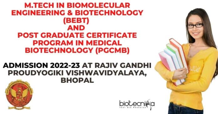 RGPV Admissions 2022-23 Latest