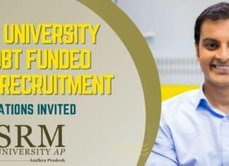 SRM University AP JRF