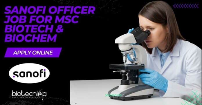 Sanofi Officer Job