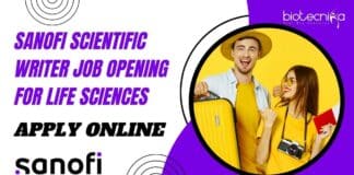 Sanofi Scientific Writer Job