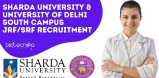 Sharda University Research Job