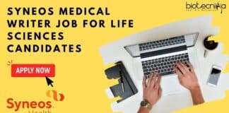 Syneos Medical Writer Job