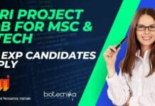 TERI Project Job For MSc & MTech – 0-2 Exp Candidates Apply TERI Project Job