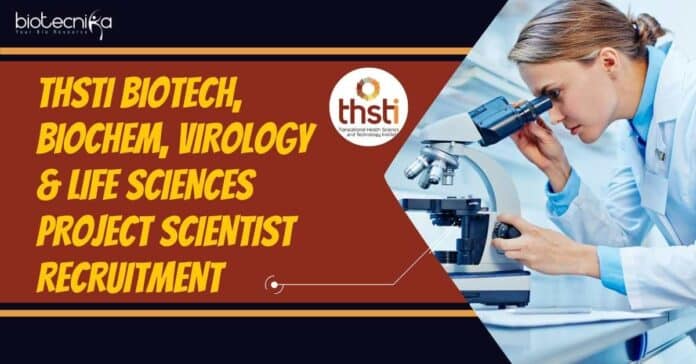 THSTI Virology Project Scientist