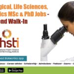 THSTI Biological, Life Sciences, Bioinformatics MSc & PhD Jobs – Attend Walk-In THSTI Latest Vacancies 2022
