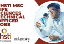 THSTI MSc Life Sciences Technical Officer Jobs, Applications Invited THSTI Vacancies 2022