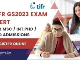 TIFR GS2023 Exam Alert