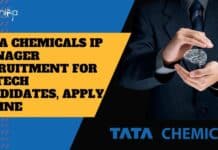 Tata Chemicals IP Manager Recruitment For Biotech Candidates, Apply Online Tata Chemicals IP Manager