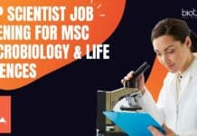 USP Scientist Job Opening For MSc Microbiology & Life Sciences USP Scientist Job Opening