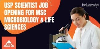 USP Scientist Job Opening