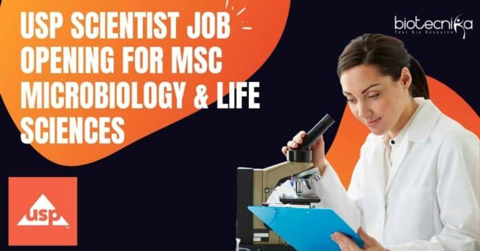 USP Scientist Job Opening