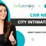 CSIR 2022 Exam Date