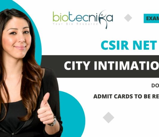 CSIR 2022 Exam Date