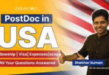 PostDoc In USA – Fellowship, Visa, Expenses, Scope – All Your Questions Answered PostDoc In USA