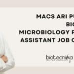 MACS ARI Pune BSc Biotech & Microbiology Project Assistant Job Opening ARI Pune BSc Job