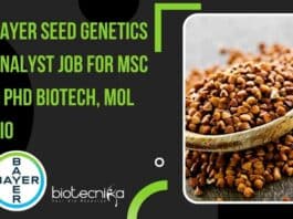 Bayer Seed Genetics Analyst
