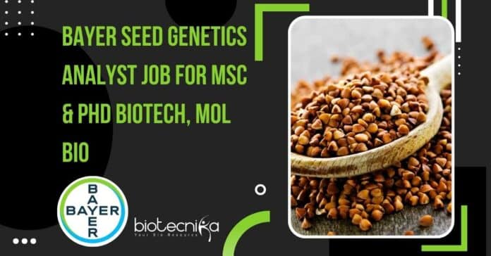 Bayer Seed Genetics Analyst