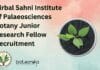 Birbal Sahni Institute of Palaeosciences Botany Junior Research Fellow Recruitment Botany JRF Opening 2022