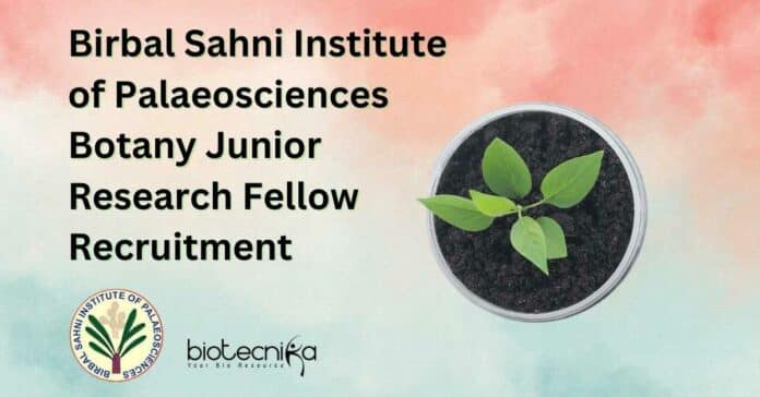 Botany JRF Opening 2022